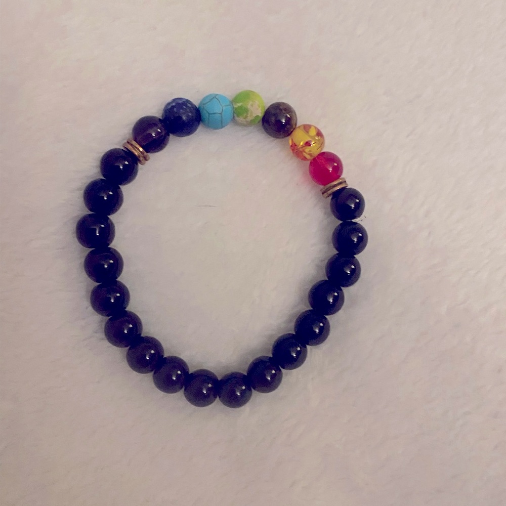 Chakra Beaded Bracelet